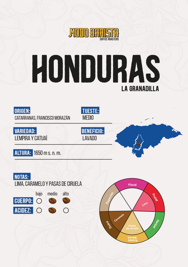 Café de especialidad Honduras La Granadilla