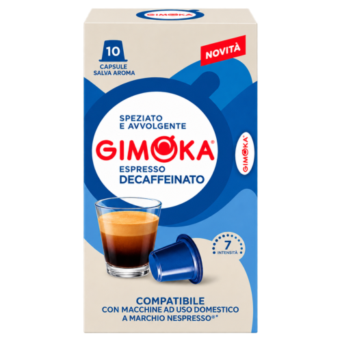 Gimoka Cápsulas Descafeinadas Nespresso x10